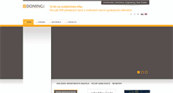 Desktop Screenshot of doming.cz